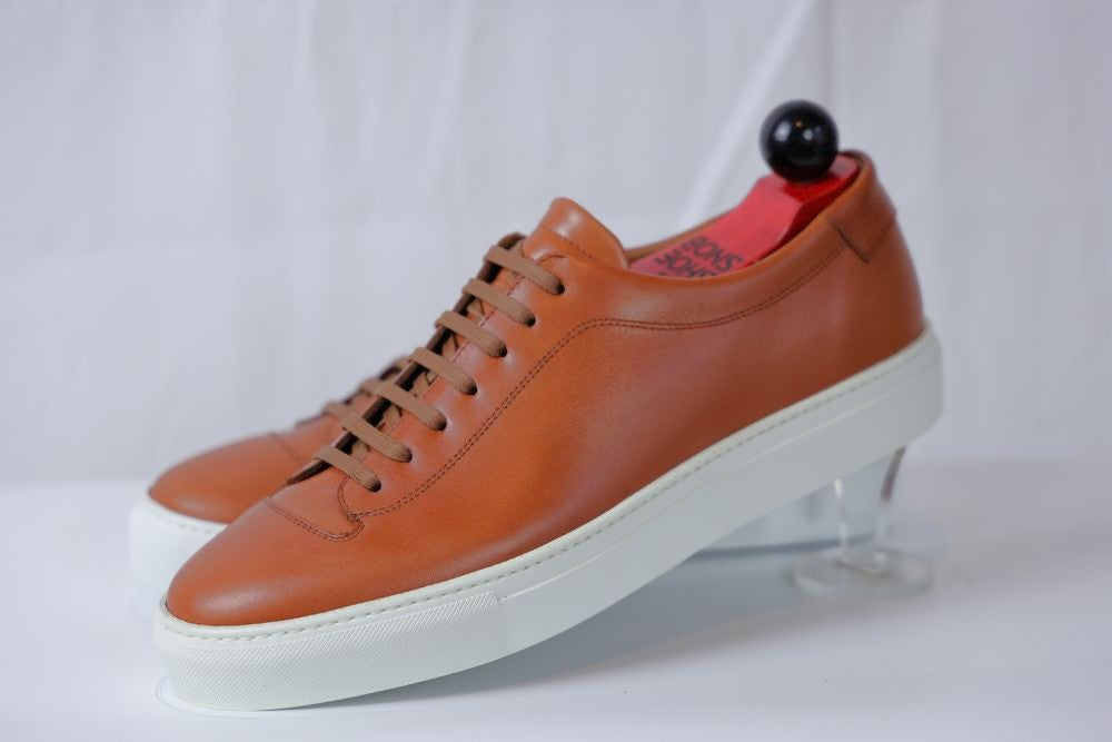 Olympia Sneaker - Pumpkin Calf / White Sole - PRE ORDER