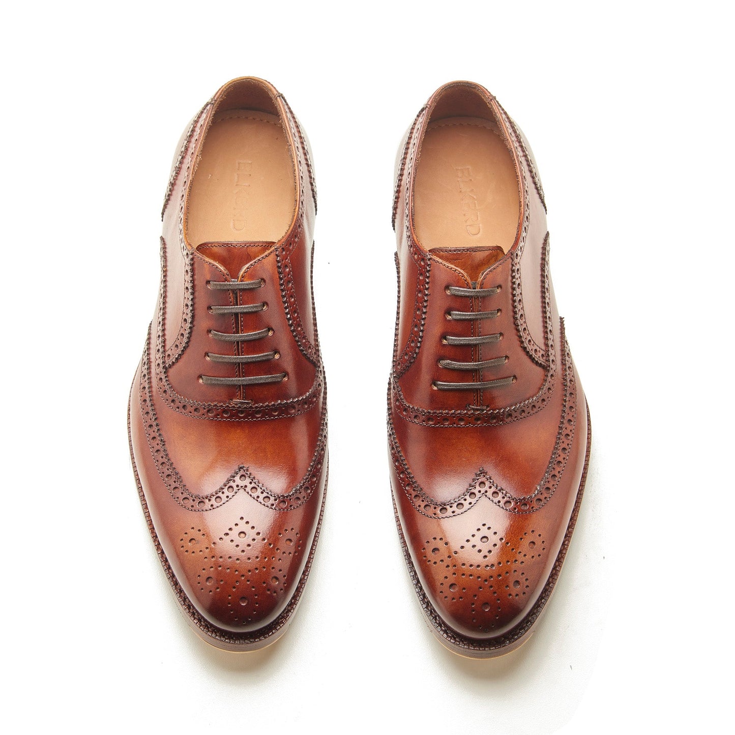 Marcell - Full Brogue Oxford - Bourbon Calf