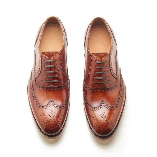 Marcell - Full Brogue Oxford - Bourbon Calf