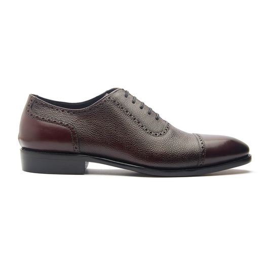 Huayra – Adelaide Oxford – Burgundy Pebble Grain