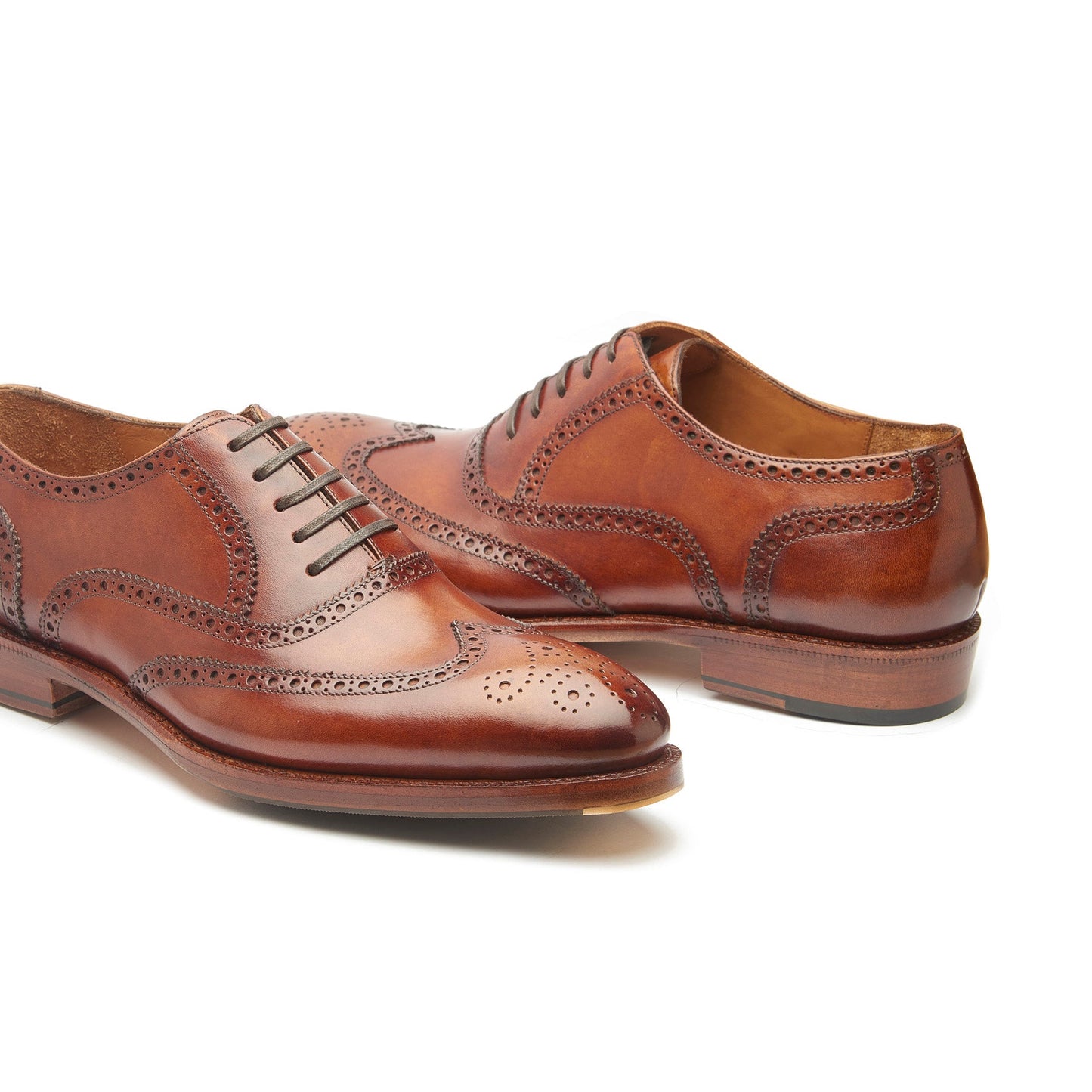 Marcell - Full Brogue Oxford - Bourbon Calf