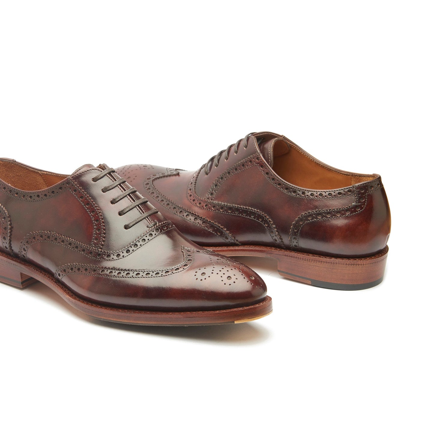 Marcell - Full Brogue Oxford - Chestnut Musuem Calf