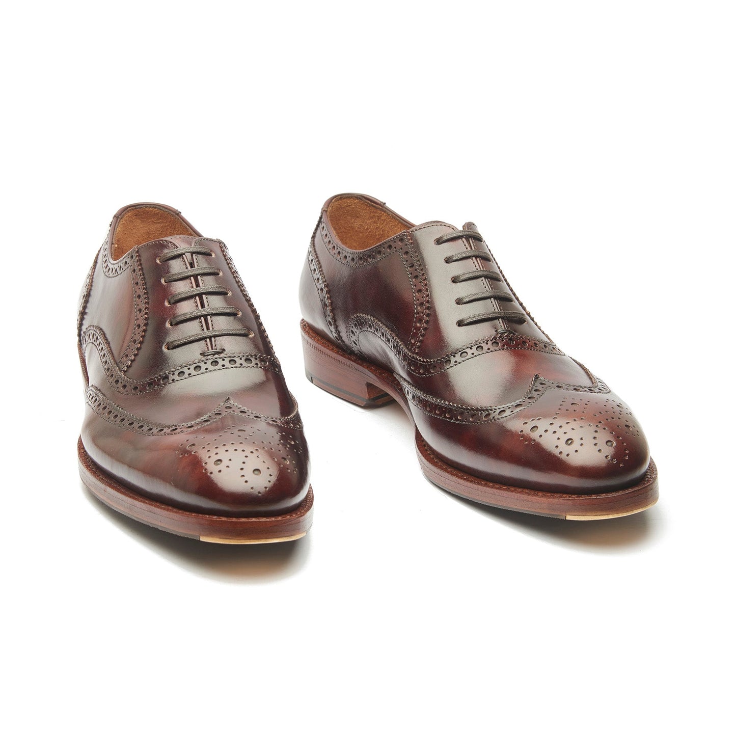 Marcell - Full Brogue Oxford - Chestnut Musuem Calf