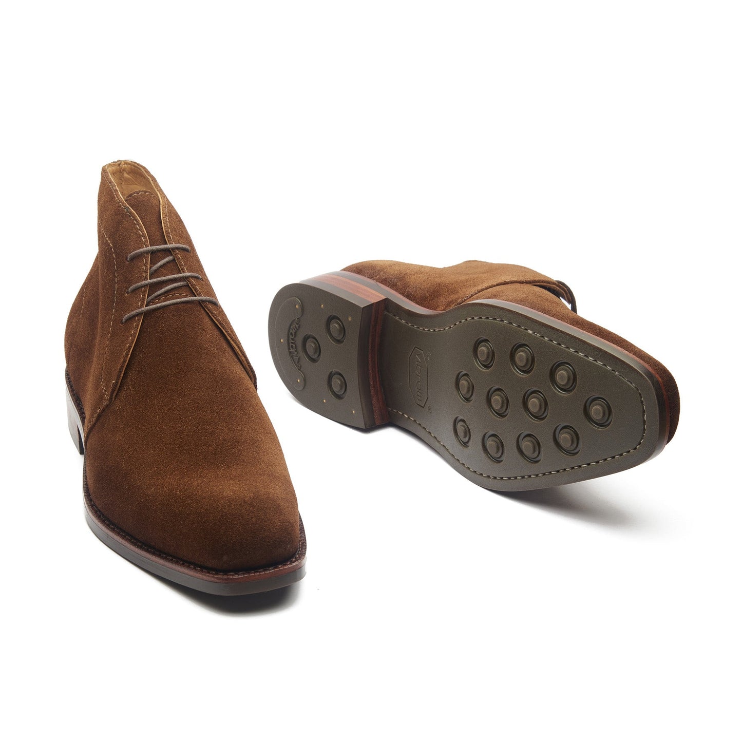 McClure - Bota Chukka - Ante color tabaco