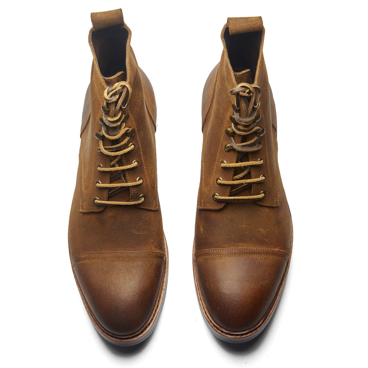 Dixon – Cap-Toe Derby Boot – Wheatbuck C.F. Stead Waxy Commander