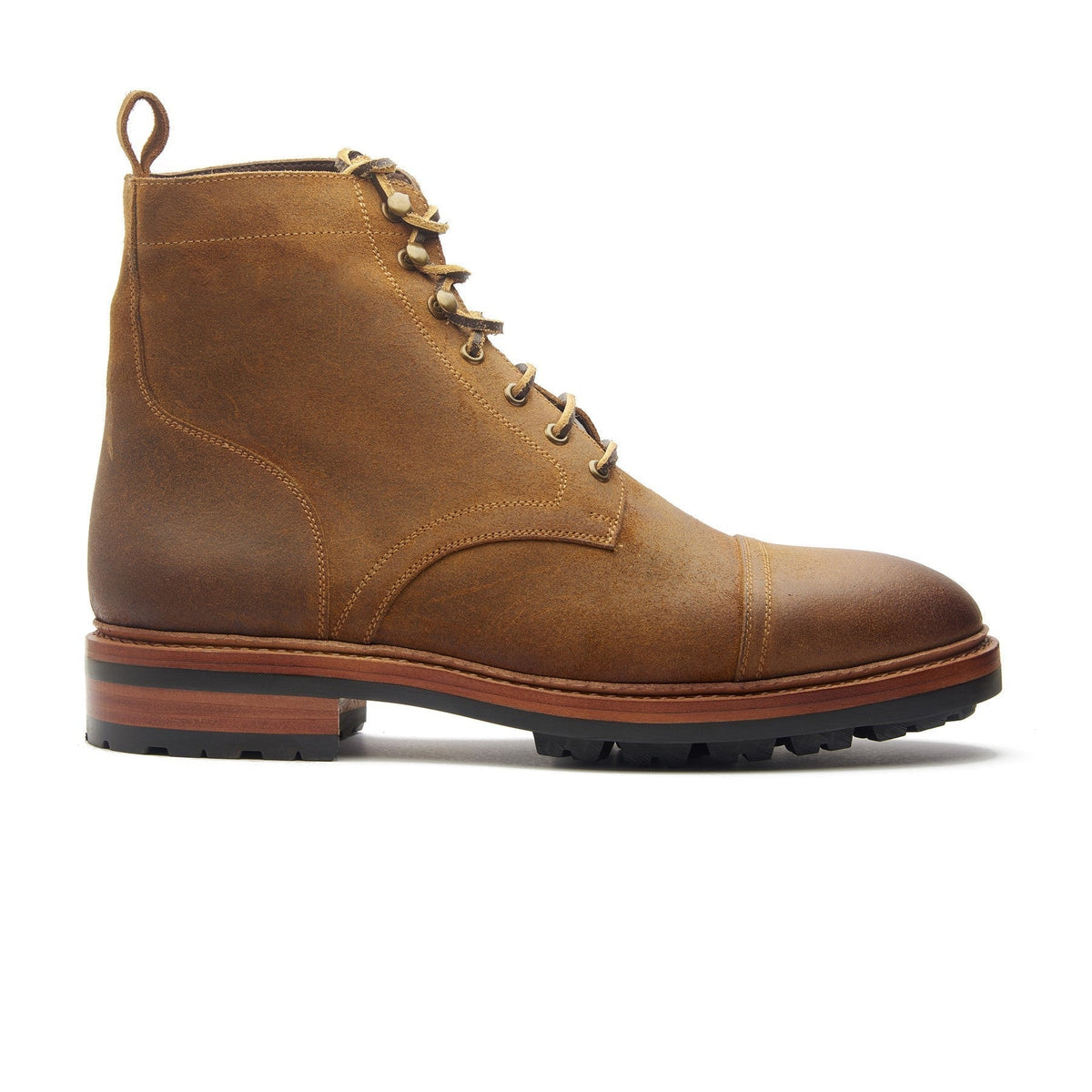 Dixon – Cap-Toe Derby Boot – Wheatbuck C.F. Stead Waxy Commander