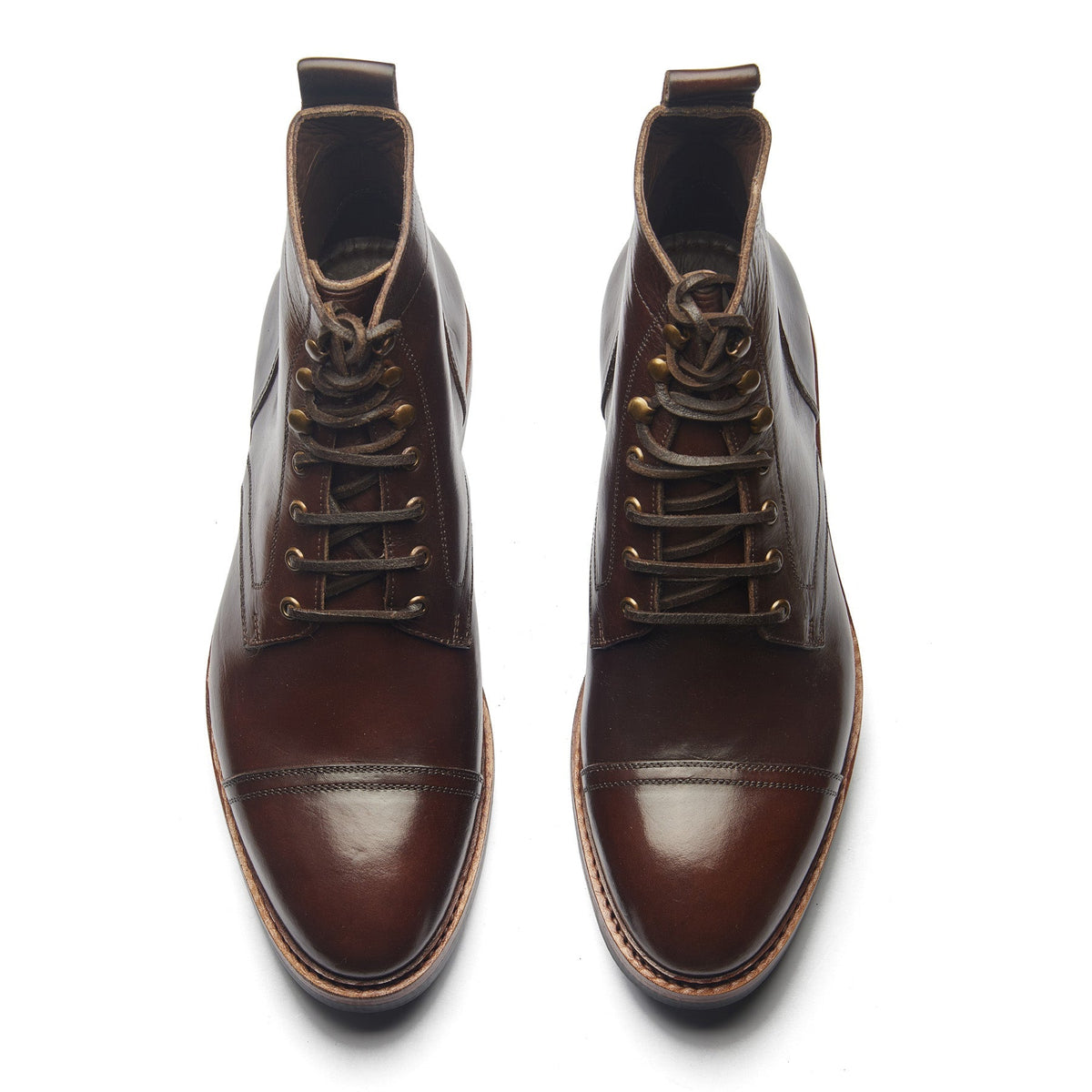 Dixon – Cap-Toe Derby Boot – Brown Horween Chromexcel
