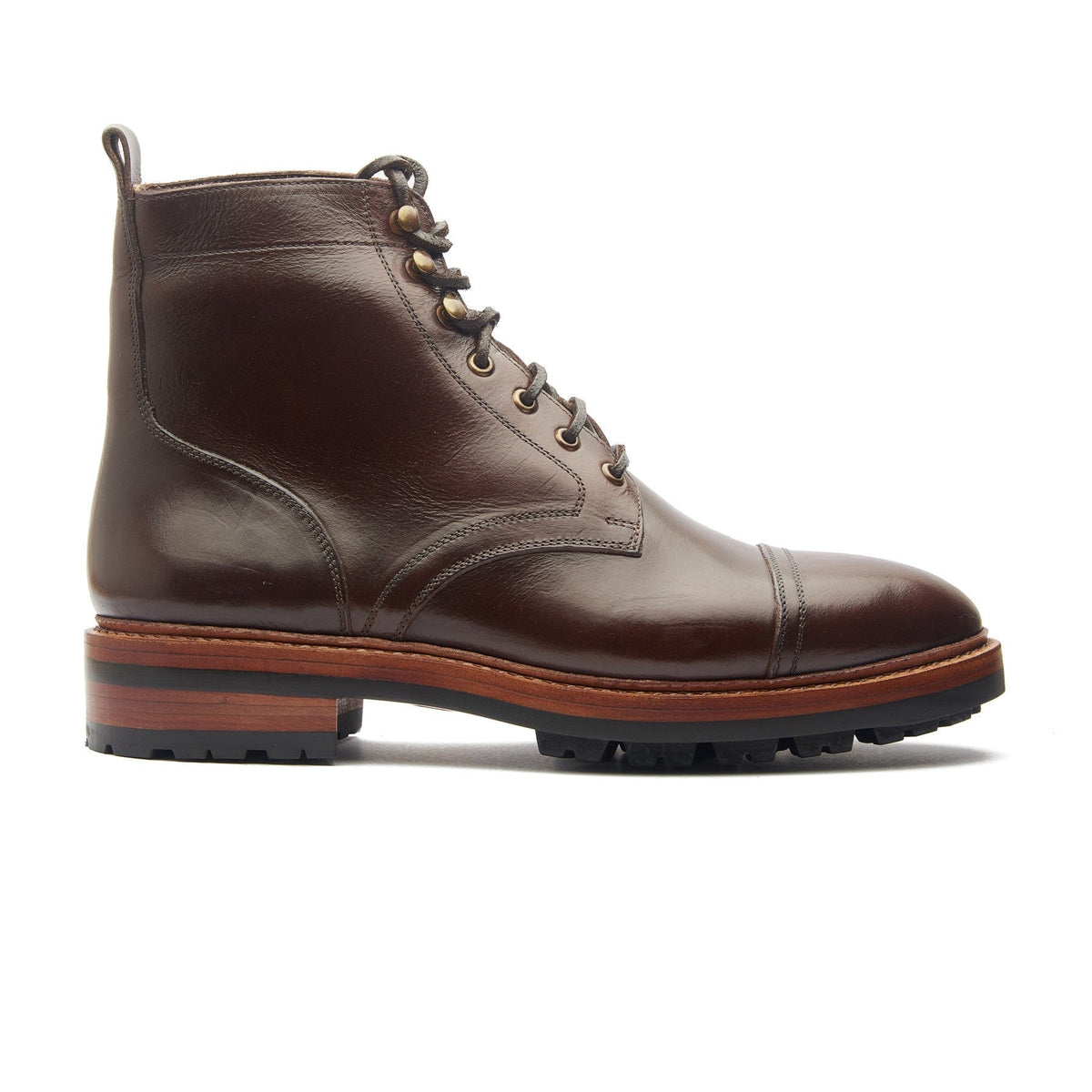 Dixon – Cap-Toe Derby Boot – Brown Horween Chromexcel