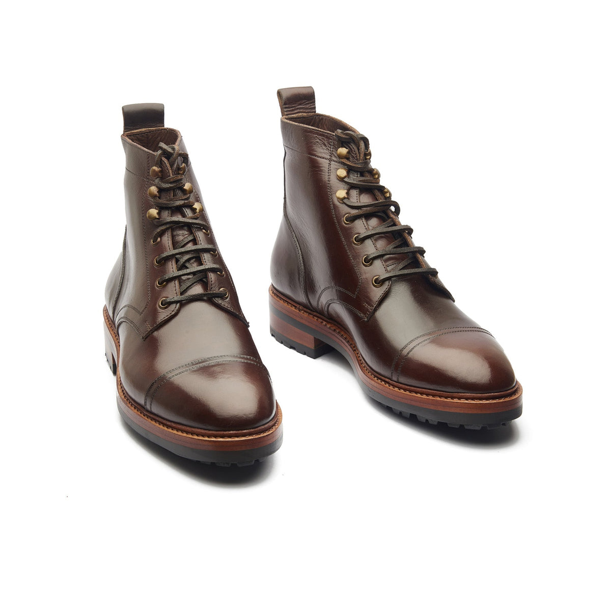 Dixon – Cap-Toe Derby Boot – Brown Horween Chromexcel