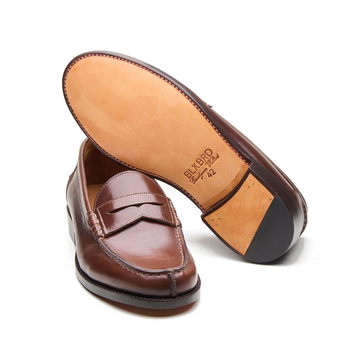 Niagara – Norwegian Split-Toe Loafer – Brown Horween Chromexcel