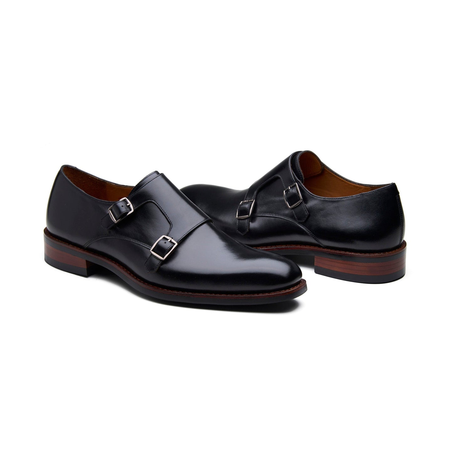 Velar-X - Double Monk Strap - Black Hidro Pull Up