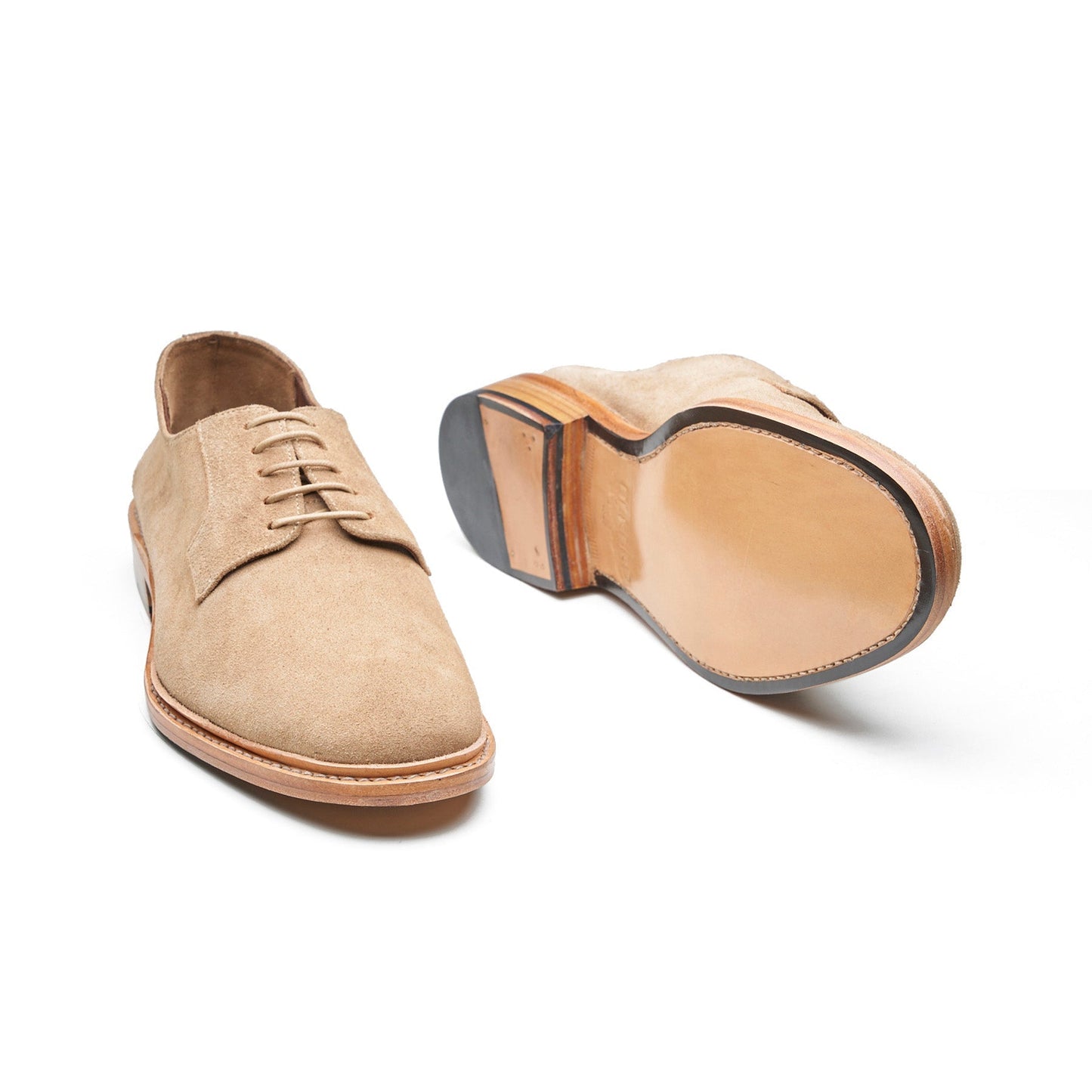 Luke - Derby Blucher - Daim beige