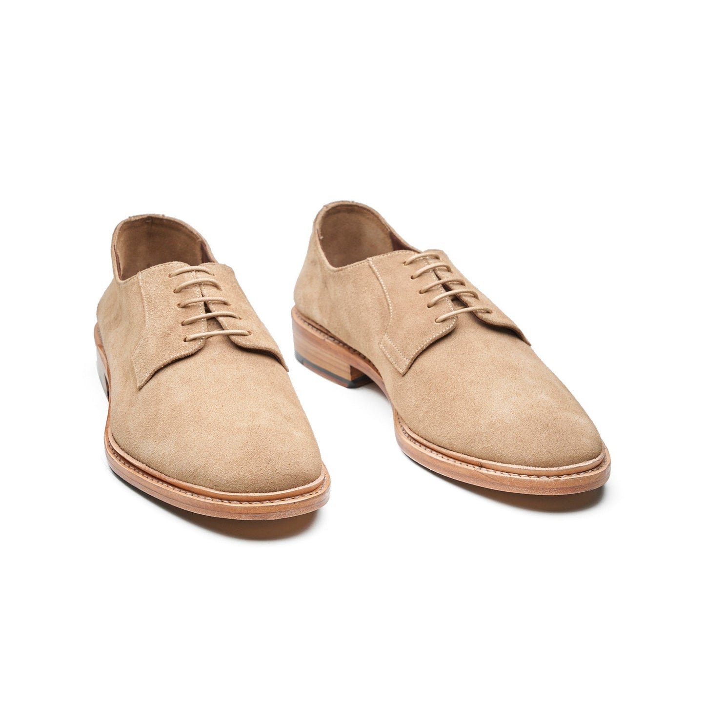 Luke - Derby Blucher - Daim beige