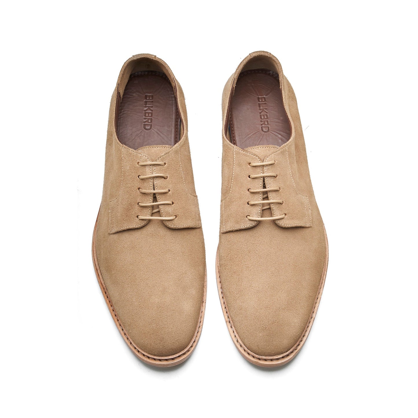 Luke - Derby Blucher - Daim beige