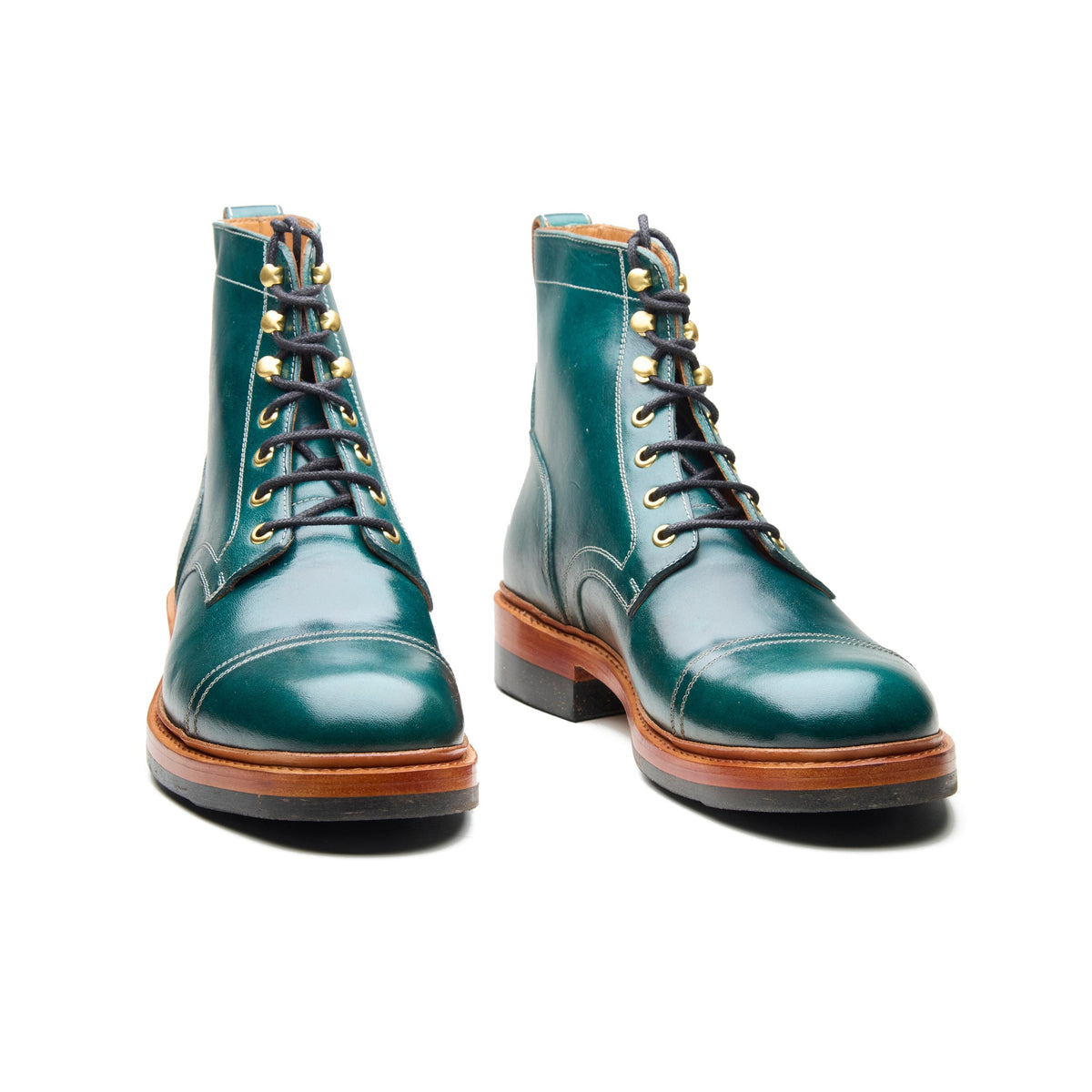 Dixon Z – Cap-Toe Derby Boot – Ortensia Leather