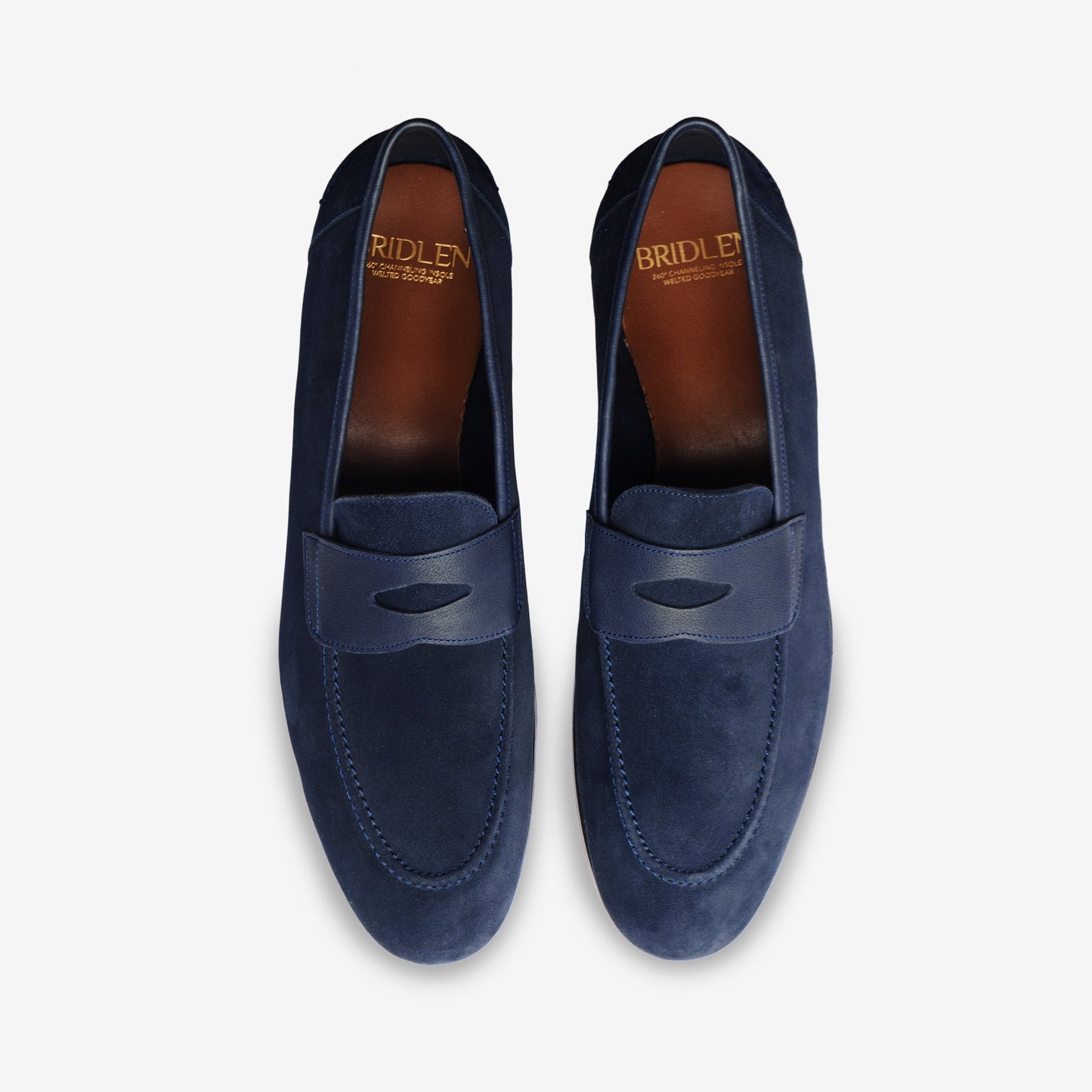 Unlined Penny Loafer II - Navy - Rufer Last - MTO