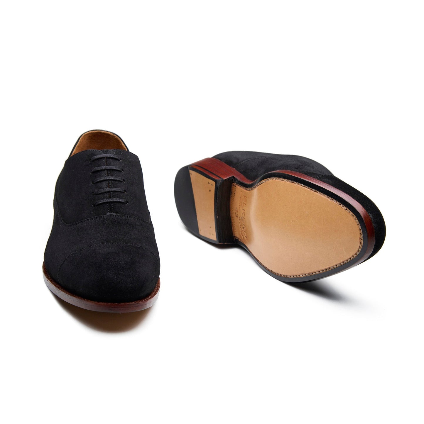 Noam - Oxford à bout rapporté - Daim noir