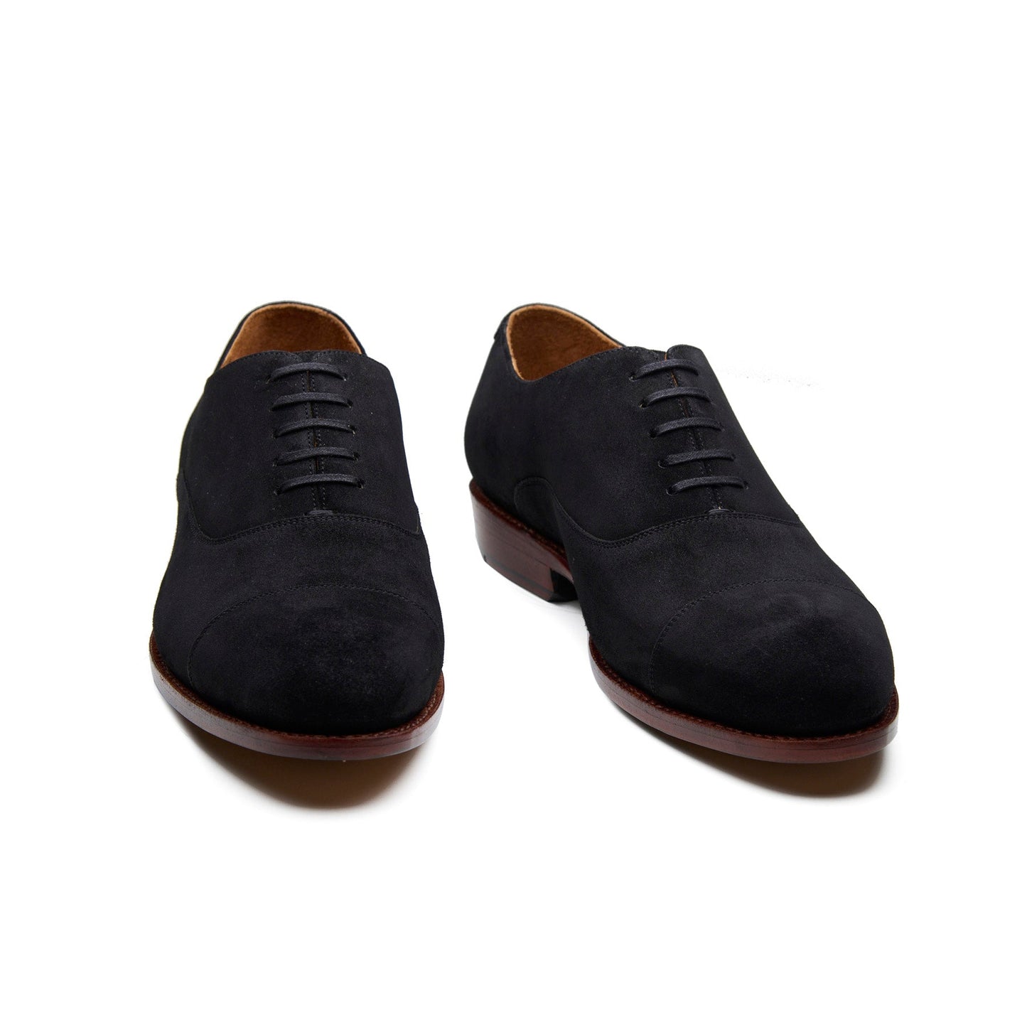 Noam - Oxford à bout rapporté - Daim noir