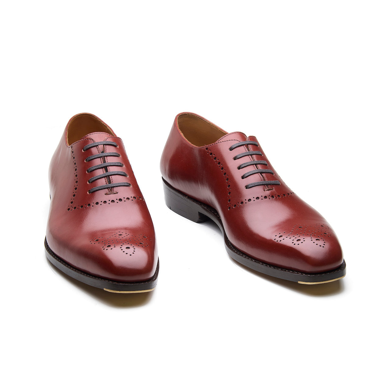 Constello - Oxford de corte entero sin costuras, imitación Adelaide - Piel de becerro color canela London