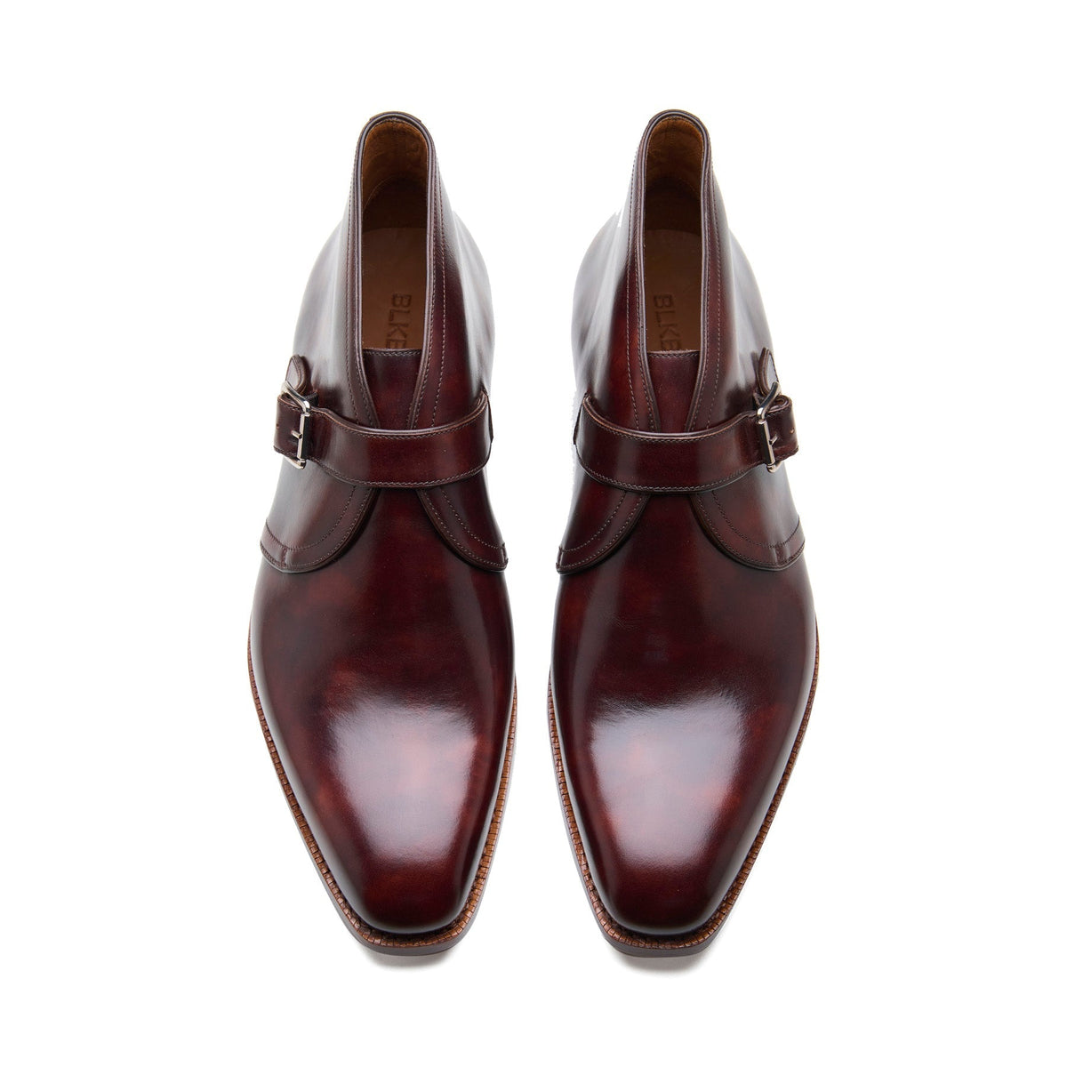 Veyron – Single Monk Chukka Boot – Chestnut Museum Calf