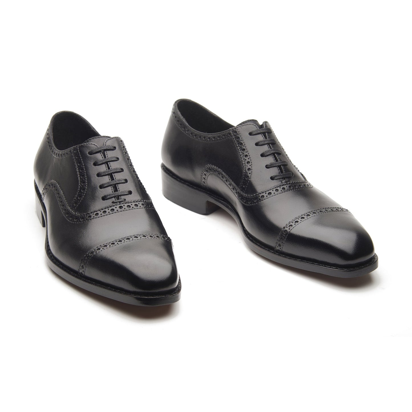 Bemer - Quarter Brogue Oxford - Negro