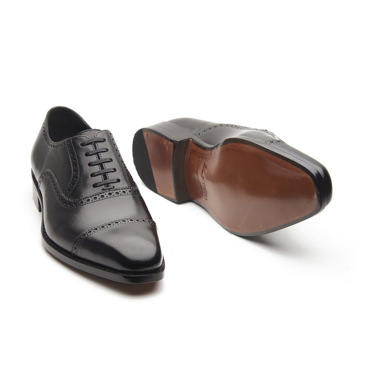 Bemer - Quarter Brogue Oxford - Negro