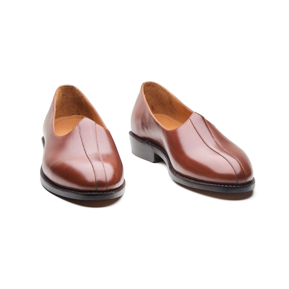 Juti – Leather Slip-On – Chestnut