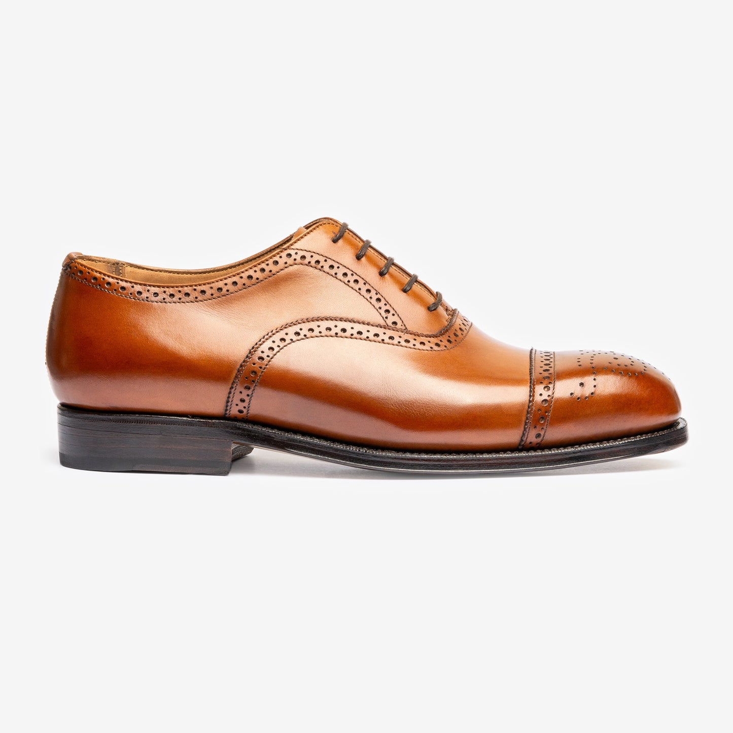 Semi Brogue Oxford - Tan - Char Last - MTO