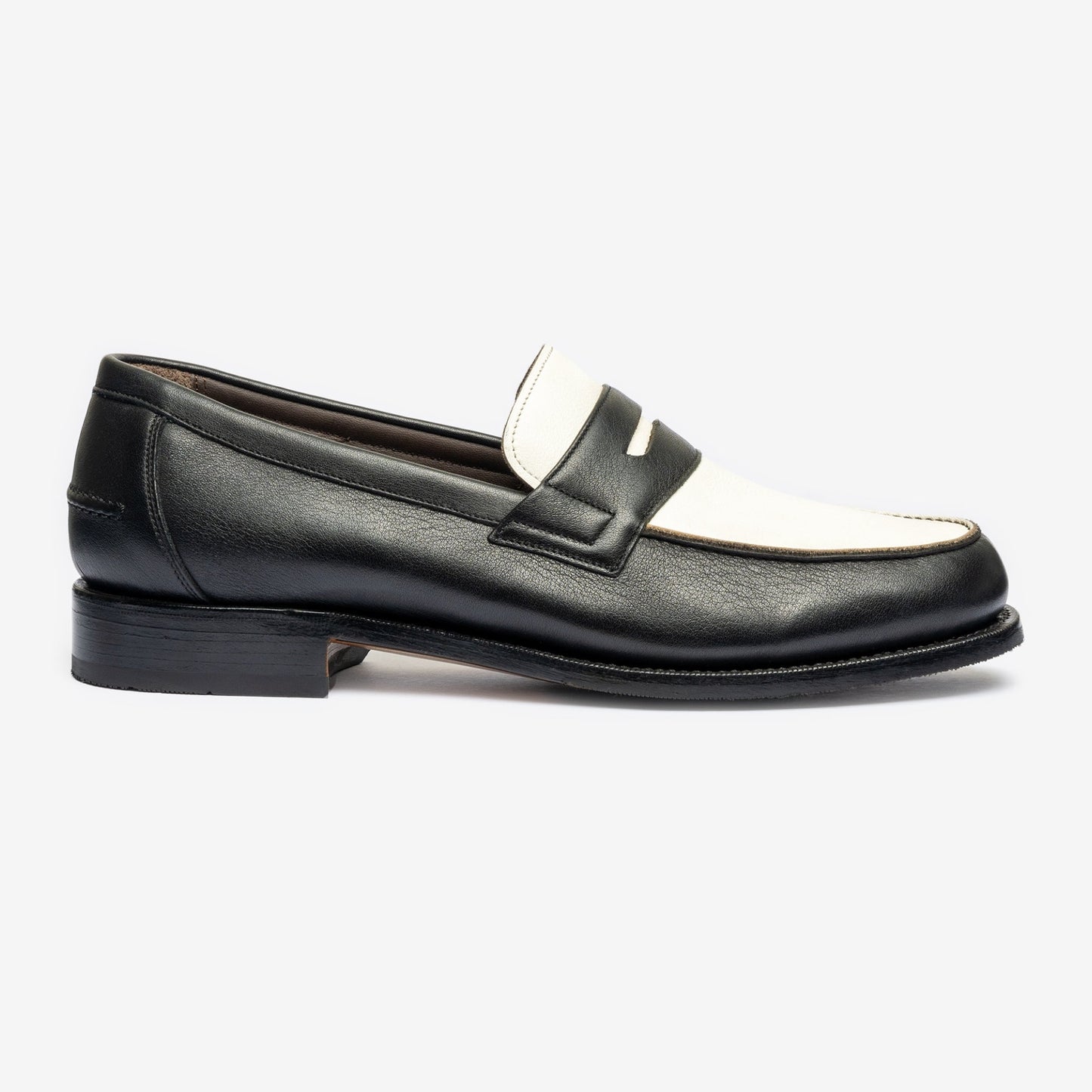 Spectator Moccasin Loafer  - Black - Armin Last - MTO