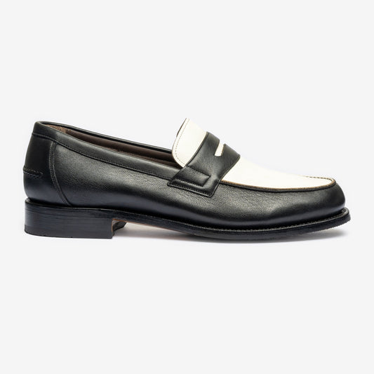 Spectator Moccasin Loafer  - Black - Armin Last - MTO