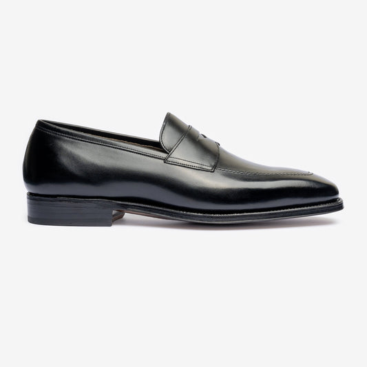 Penny Loafer - Black  - Deer Last - MTO
