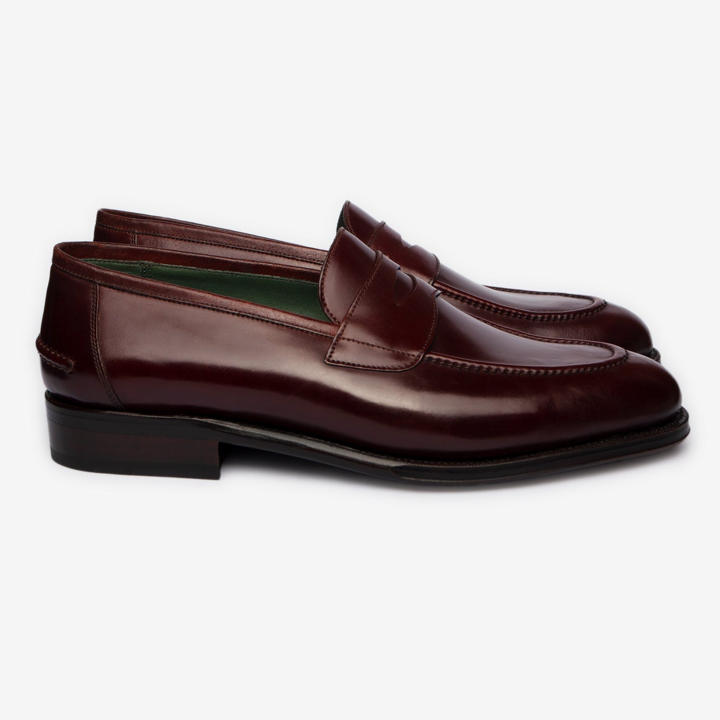 Mocasín Penny Loafer II - Bordo Shell Cordovan - Horma Rufer - Founders 25