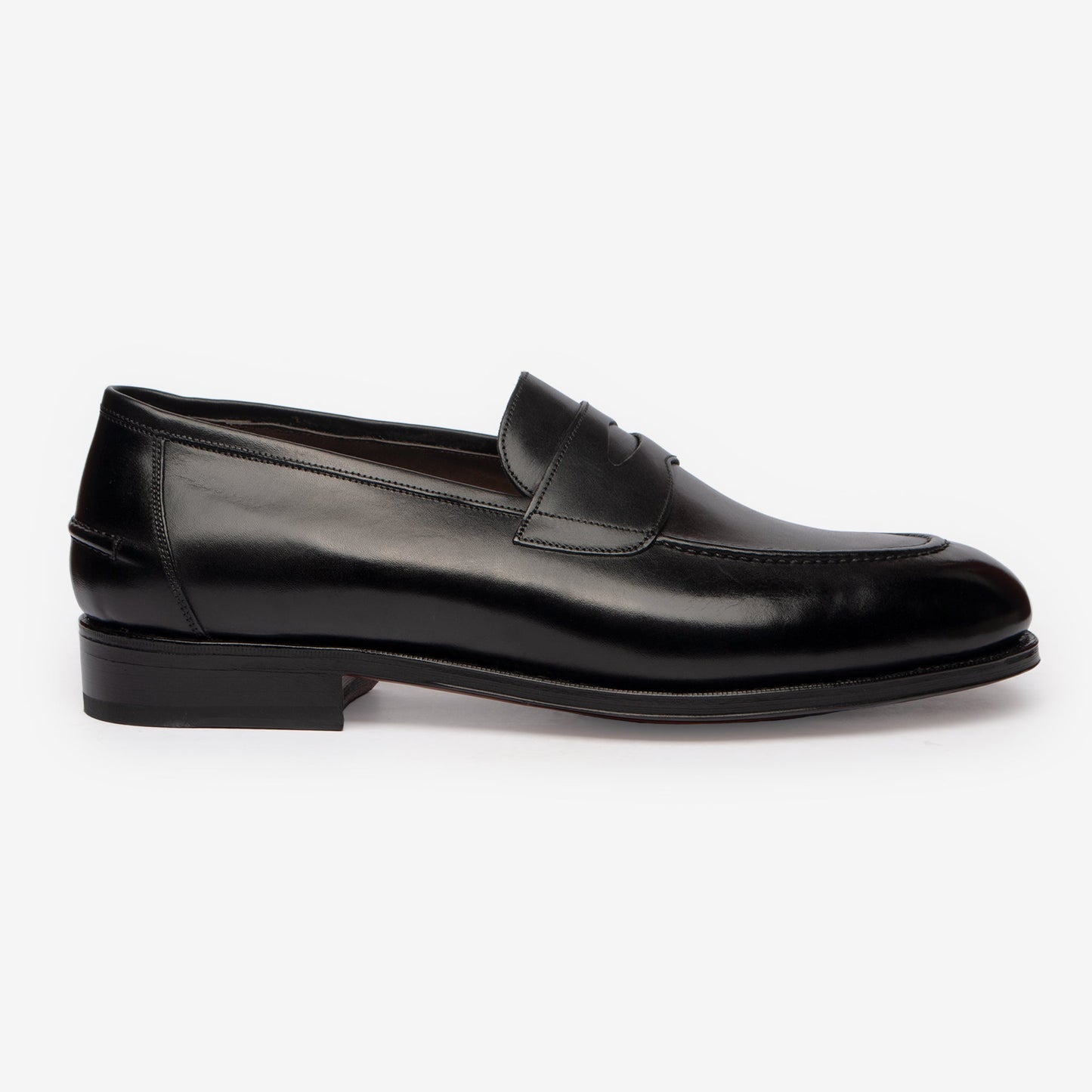 Penny Loafer II - Black - Rufer Last - MTO