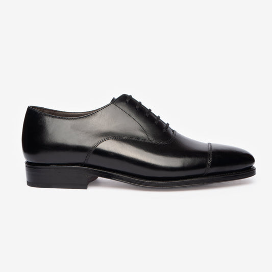 Straight Tip Oxford - Black - Zip Last - Rubber Sole - MTO