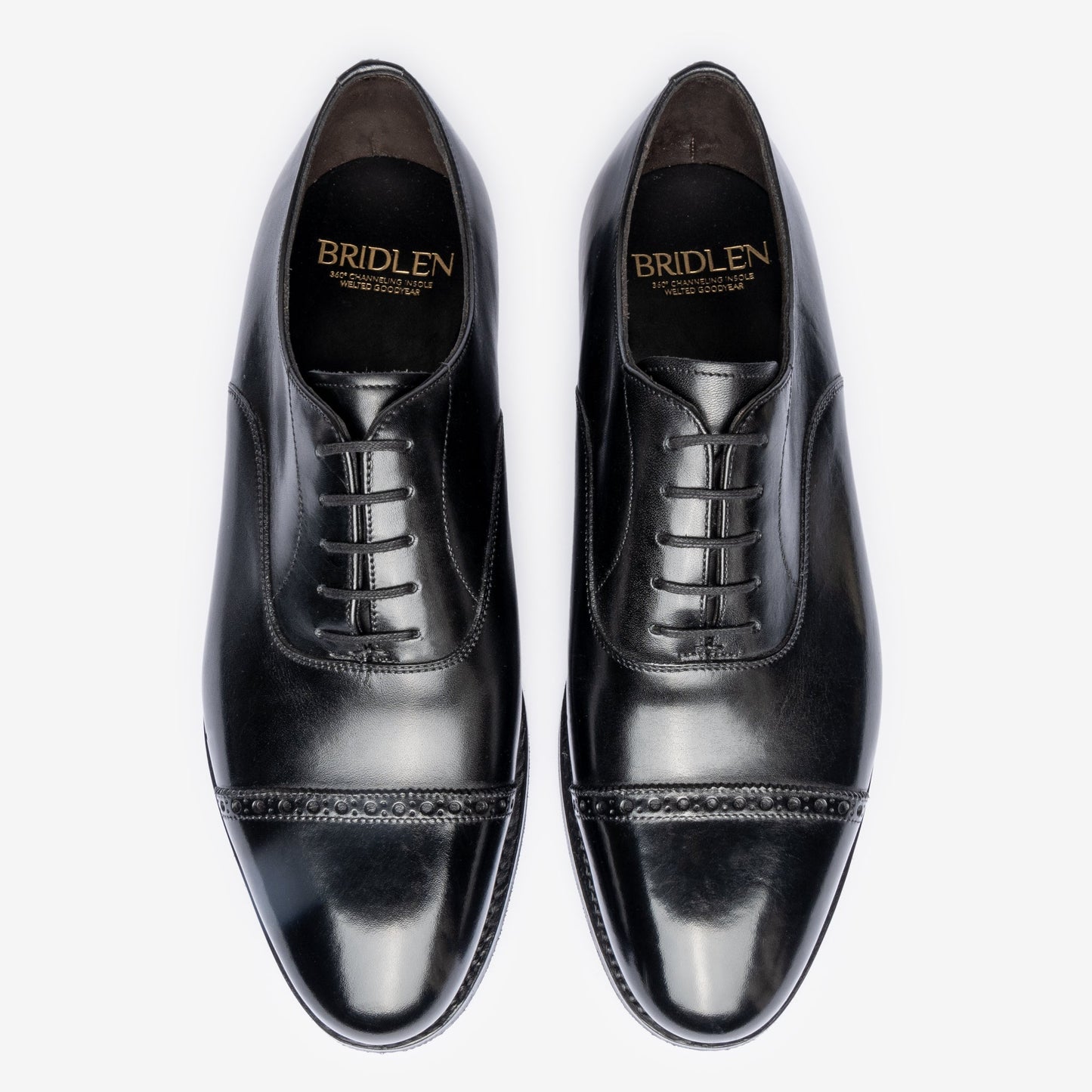 Punch Cap Oxford - Black - Chip Last - MTO