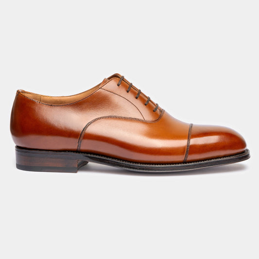 Straight Tip Oxford - Tan - Char Last - MTO