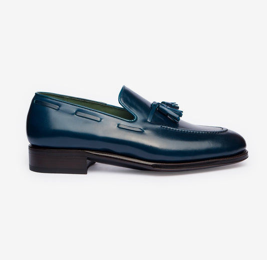 Tassel Loafer - Blue Shell Cordovan - Rufer Last - Founders 25