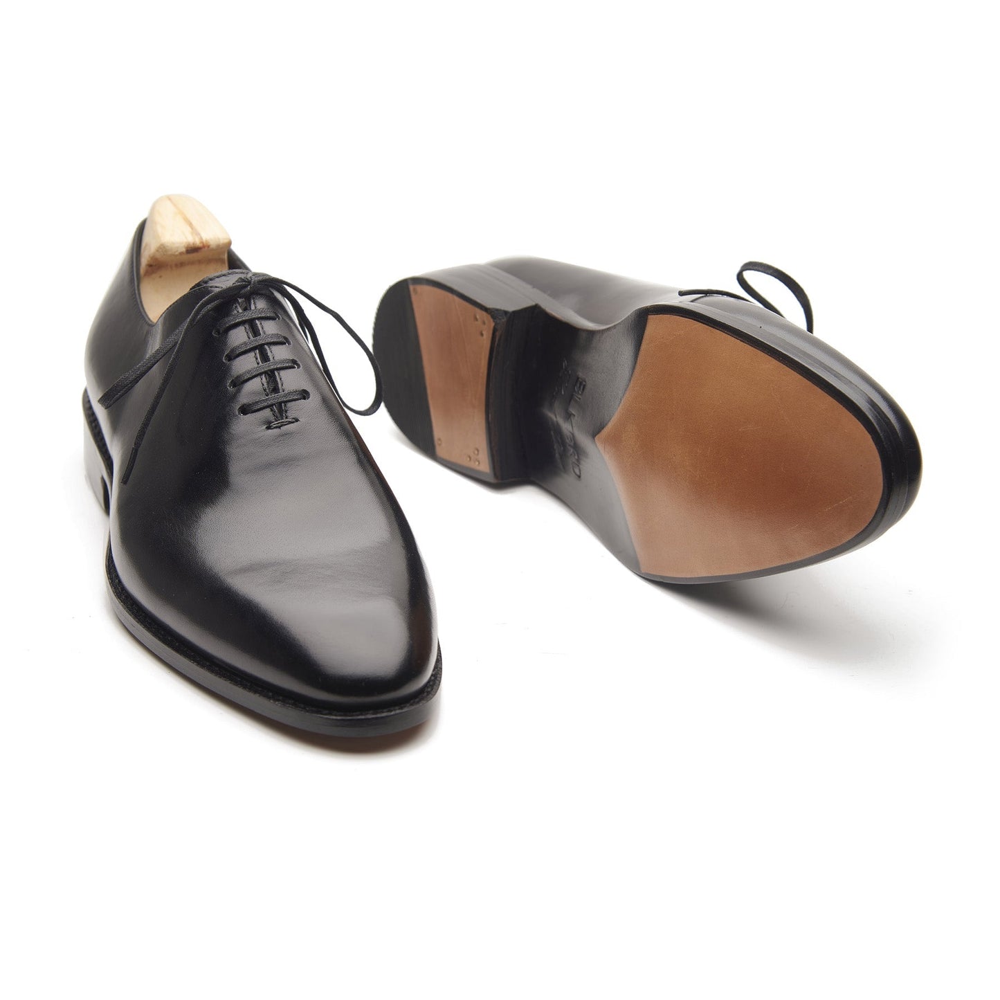 Valentin - Oxford de corte entero - Negro