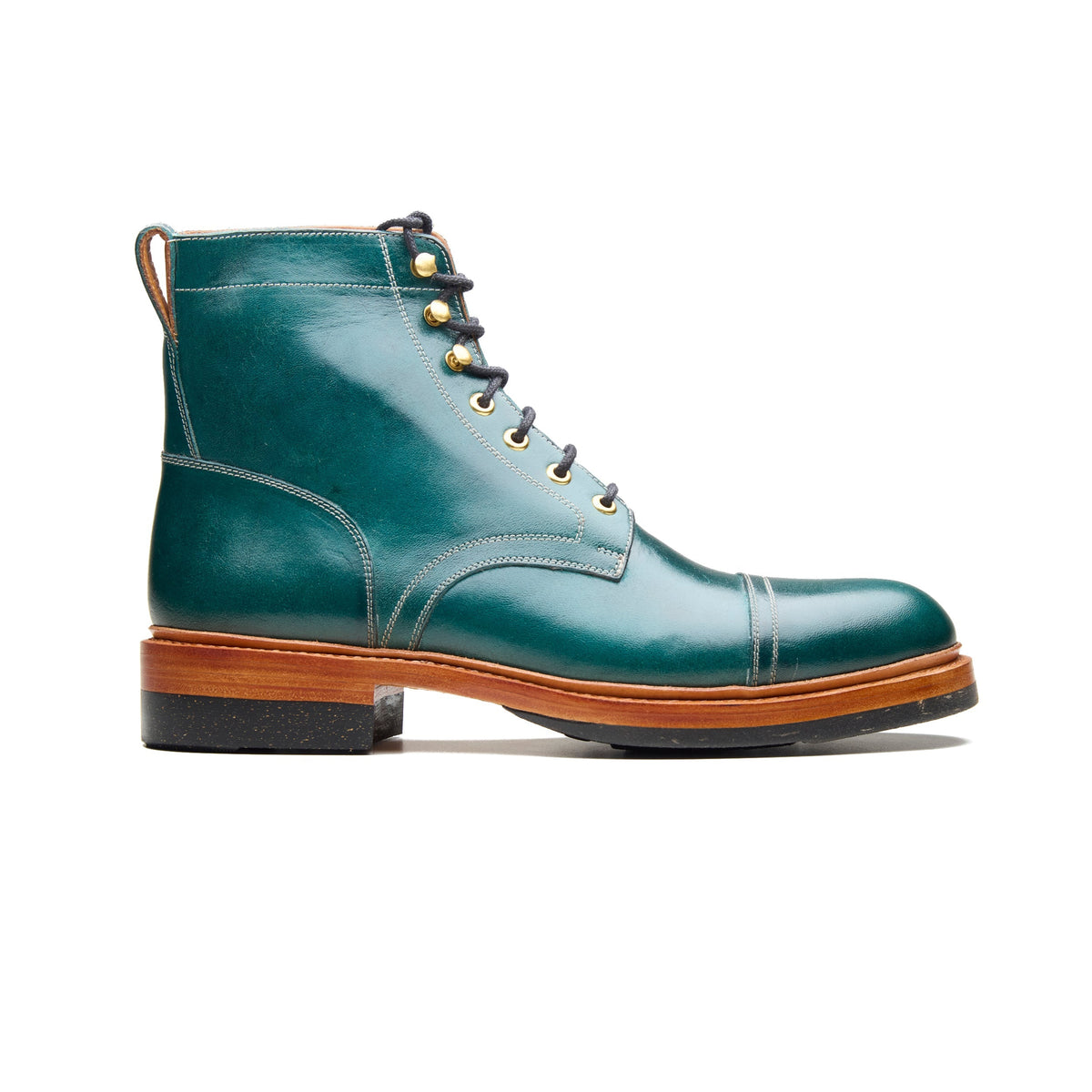 Dixon Z – Cap-Toe Derby Boot – Ortensia Leather