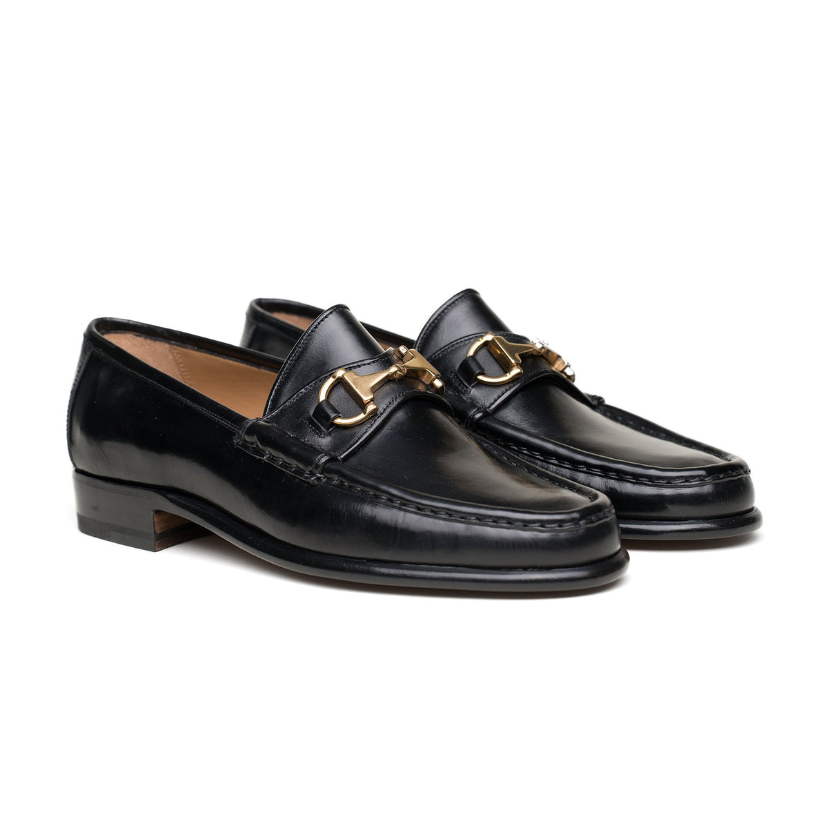 Enzo Bonafe - Style 2695 Horsebit Loafer - Black Calf
