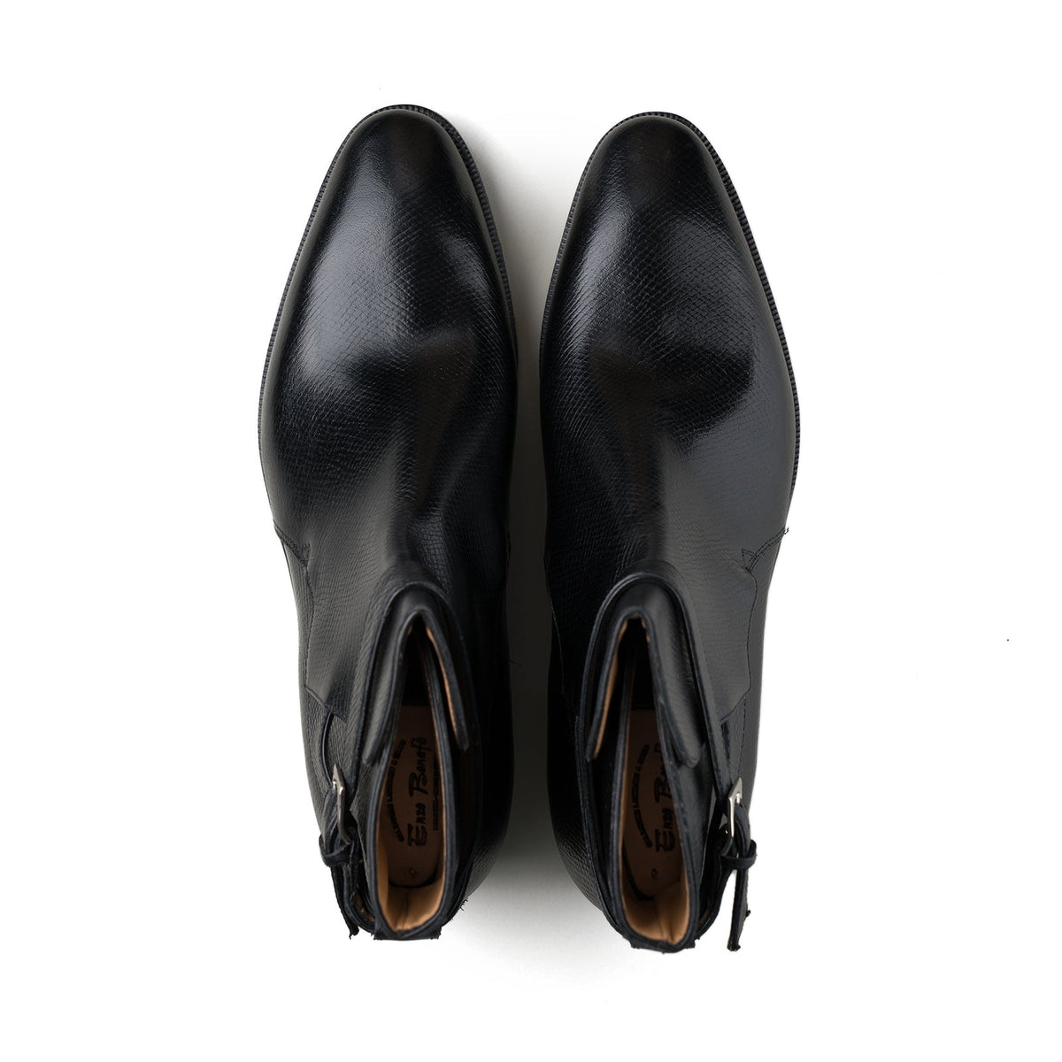 Pair of Black Hatchgrain shoes