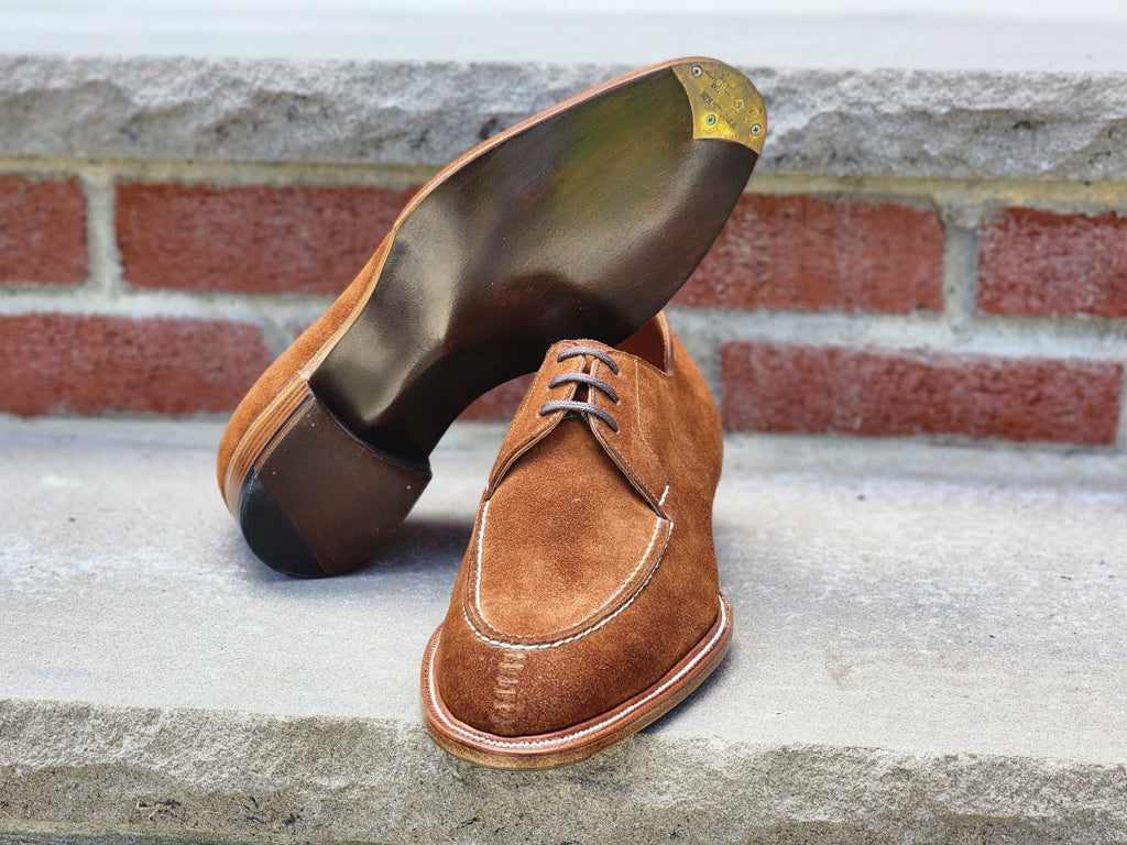 Ichigo Ichie - Suede Derby - Light Brown - US 7.5