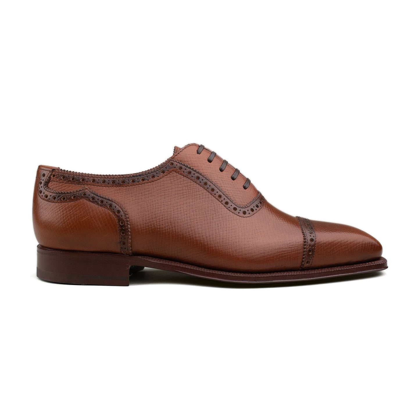 Enzo Bonafe - Style 3966 Adelaide Oxford - Walnut Arlington Grain