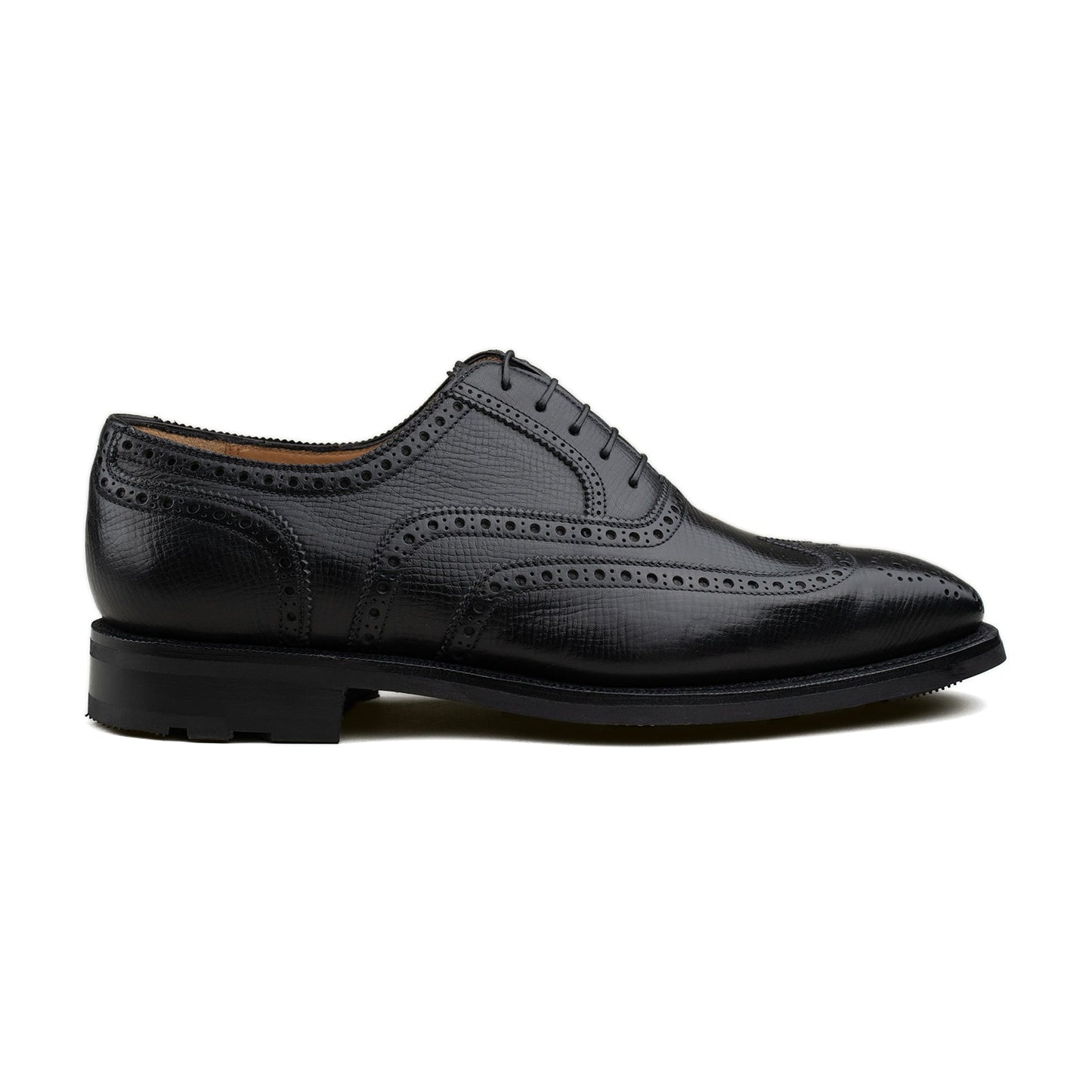 Enzo Bonafe - Style 1968 Full Brogue Oxford -  Black Utah Calf