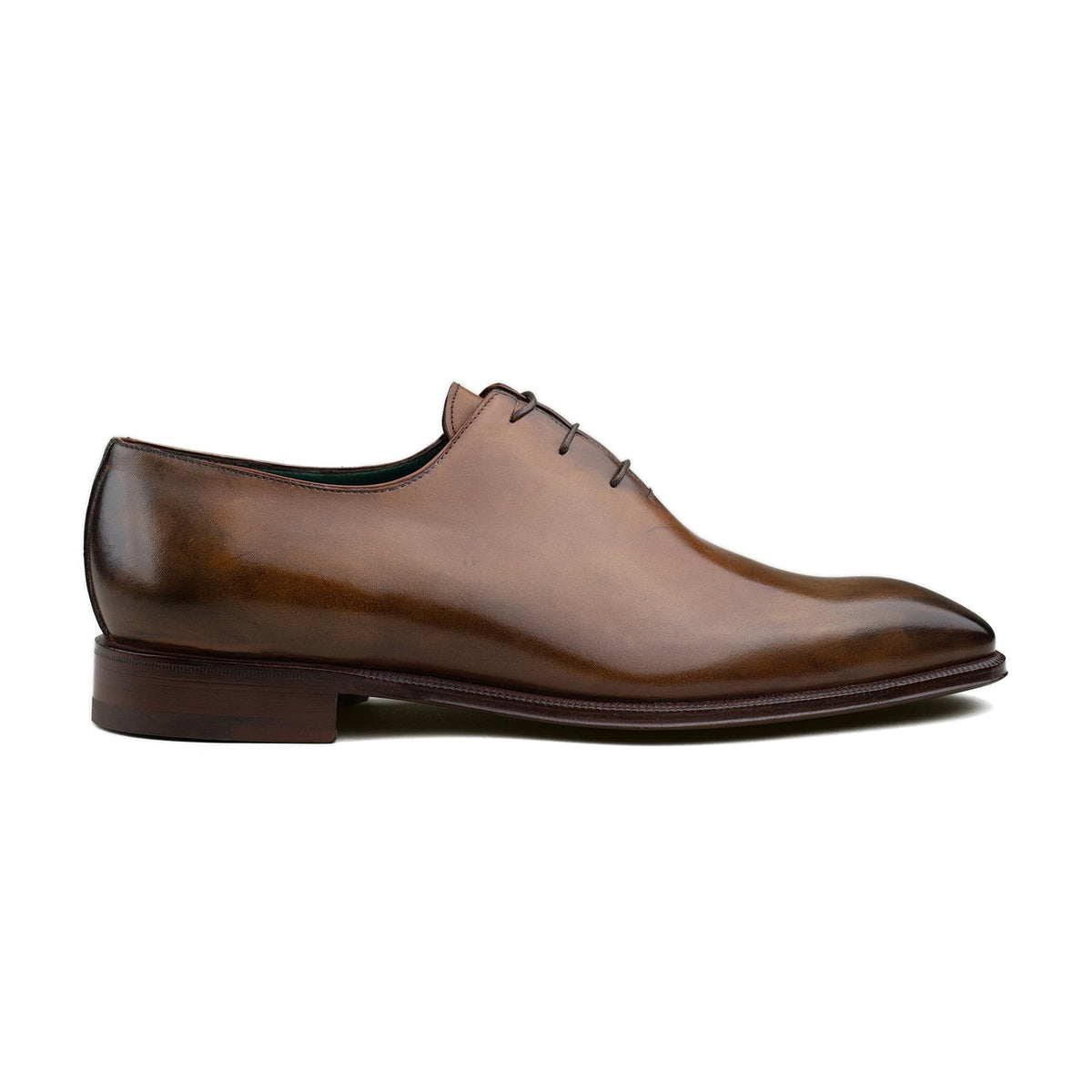 Enzo Bonafe - 3 Eyelet Wholecut Oxford - Tobacco Calf