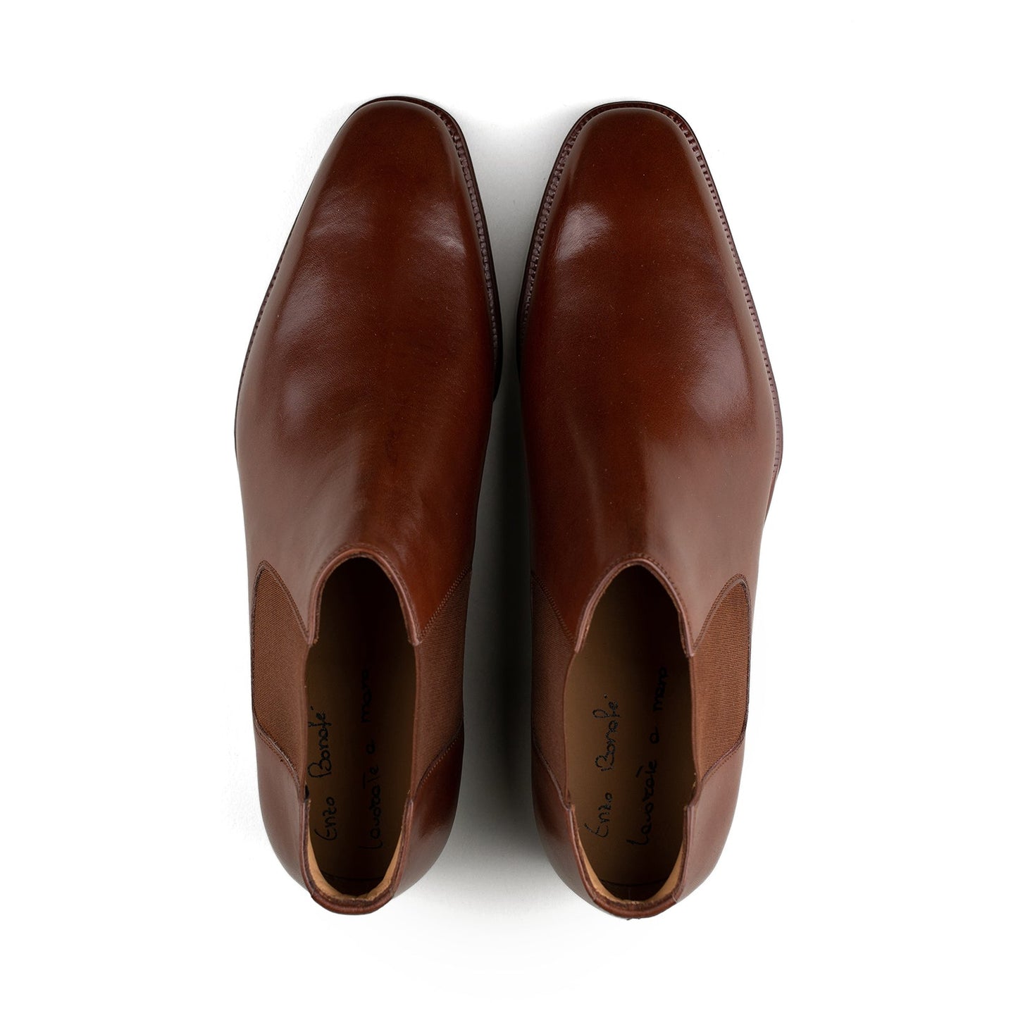 Enzo Bonafe - Cary Grant Short Chelsea Boot - Reddish Brown (03058)