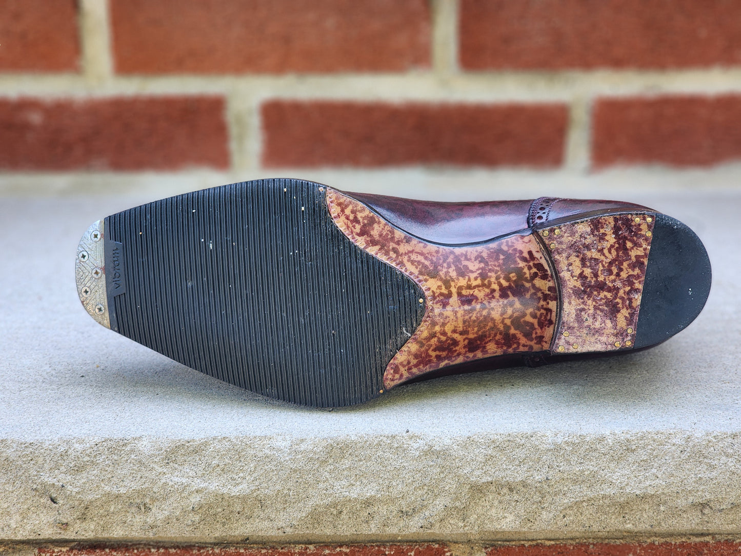 Antonio Meccariello - Adelaide Oxfords - Plum Speckled Patina - US 7