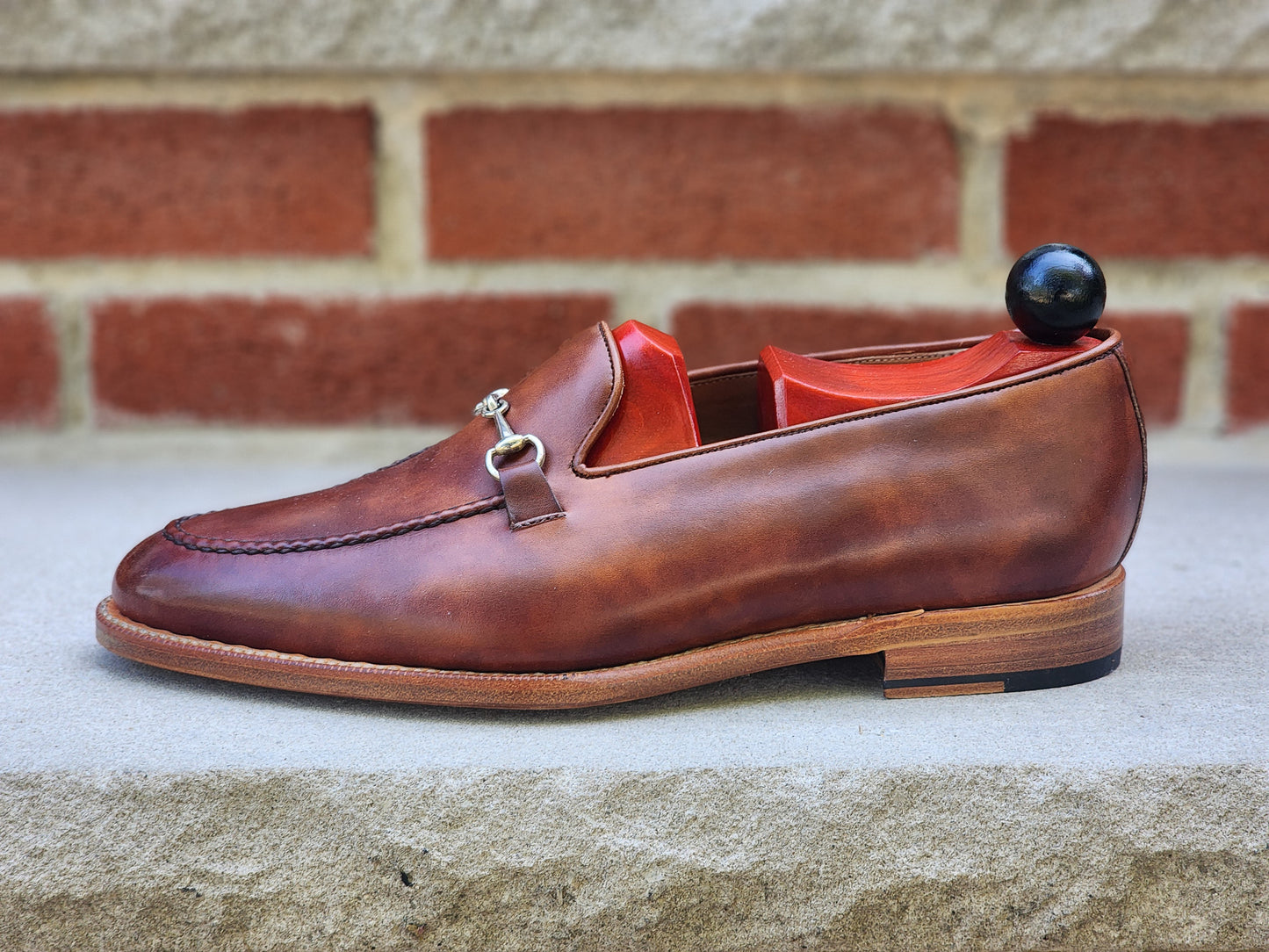 J.FitzPatrick - Mocasines con hebilla - Becerro dorado del Museo