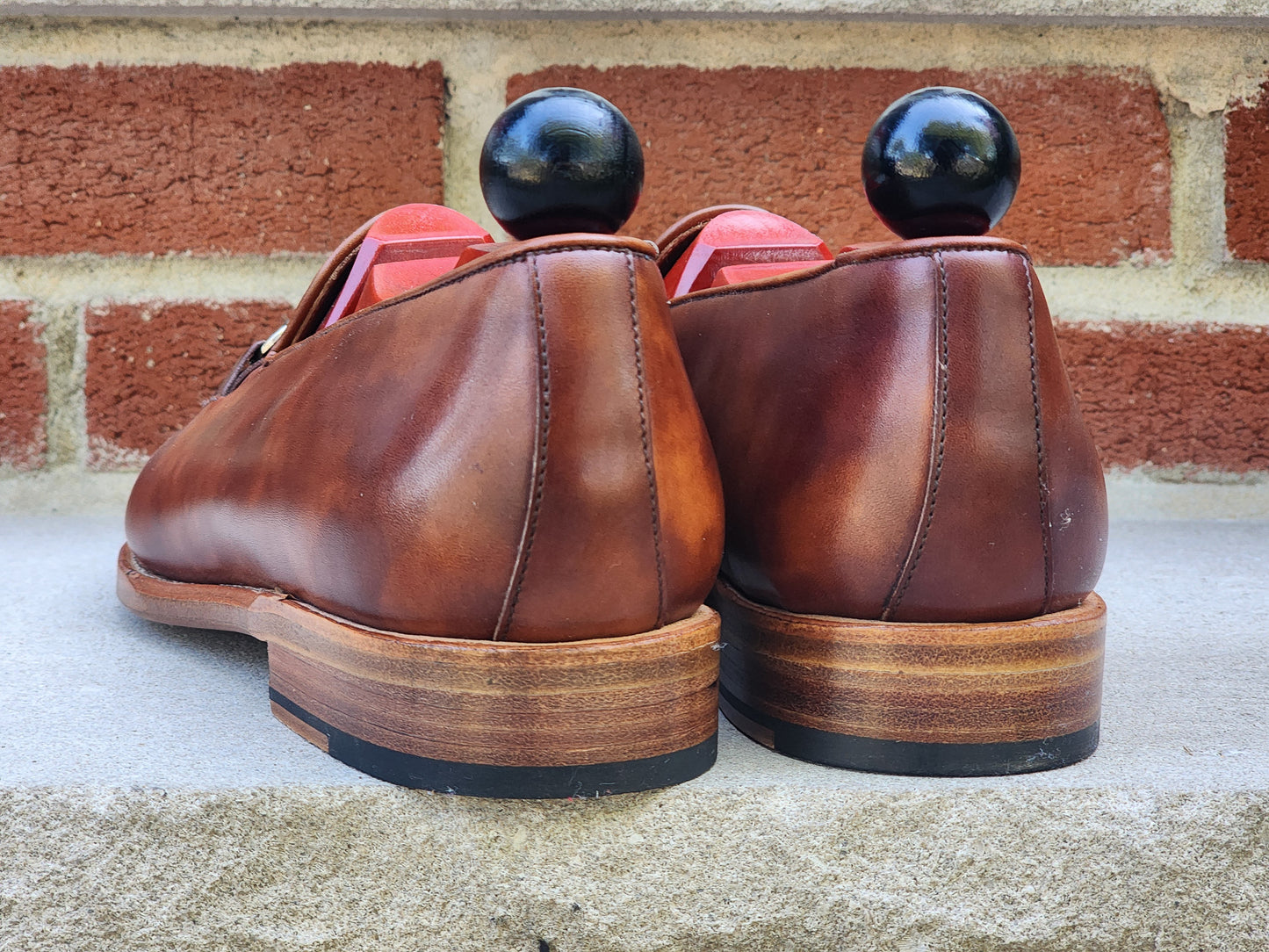 J.FitzPatrick - Mocasines con hebilla - Becerro dorado del Museo