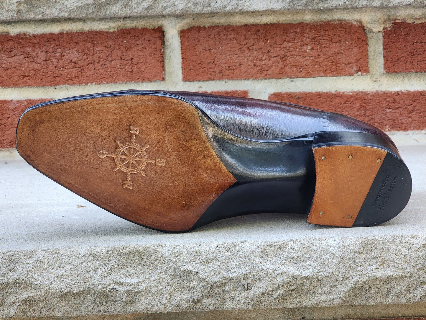 CNES - Whole Cut Adelaide Oxford - Dark Brown Burnished - US 7